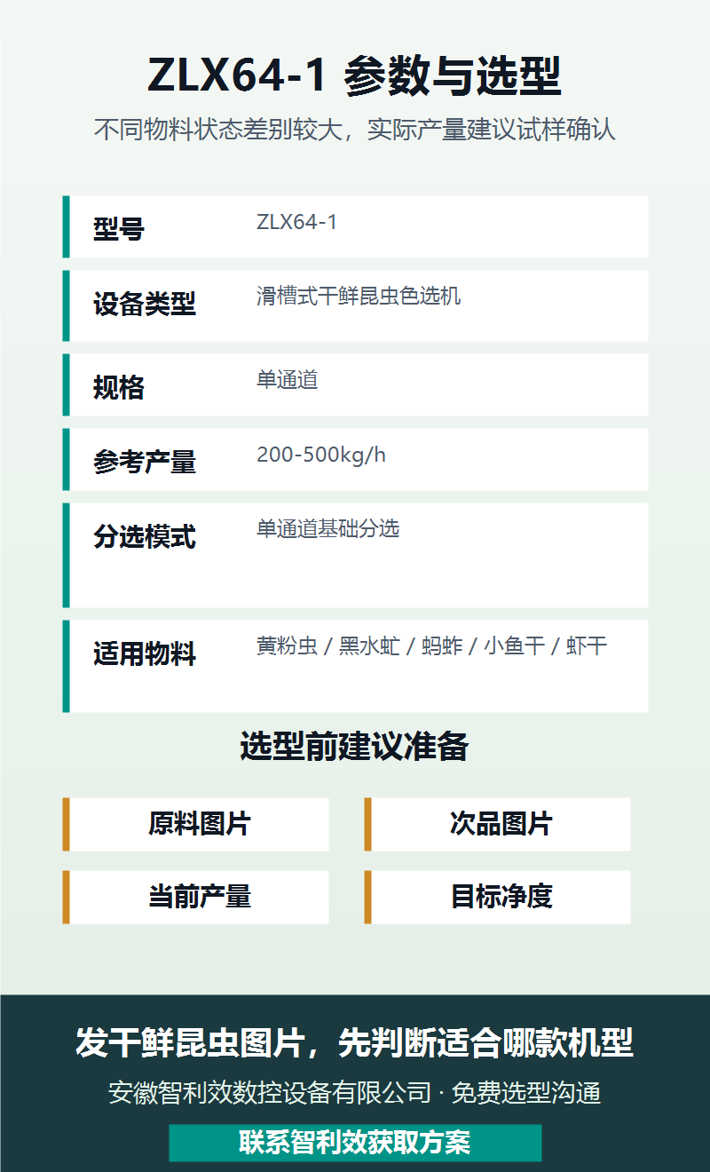 ZLX64-1干鲜昆虫色选机 图文详情3